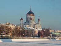 christ cathedral in moscow, russia